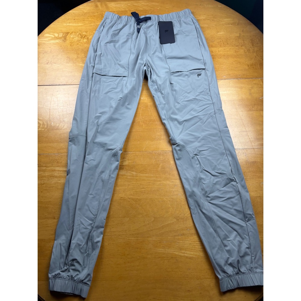 Fabletics The One Jogger Mens Medium Grey Lightweight Quick Dry Active Pants NEW